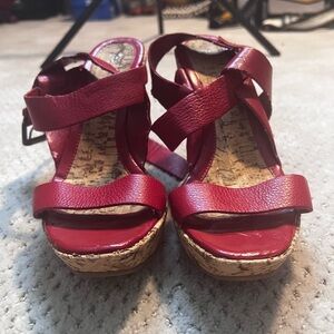 United Colors Of Benetton Red Women's Sandals Size 39
